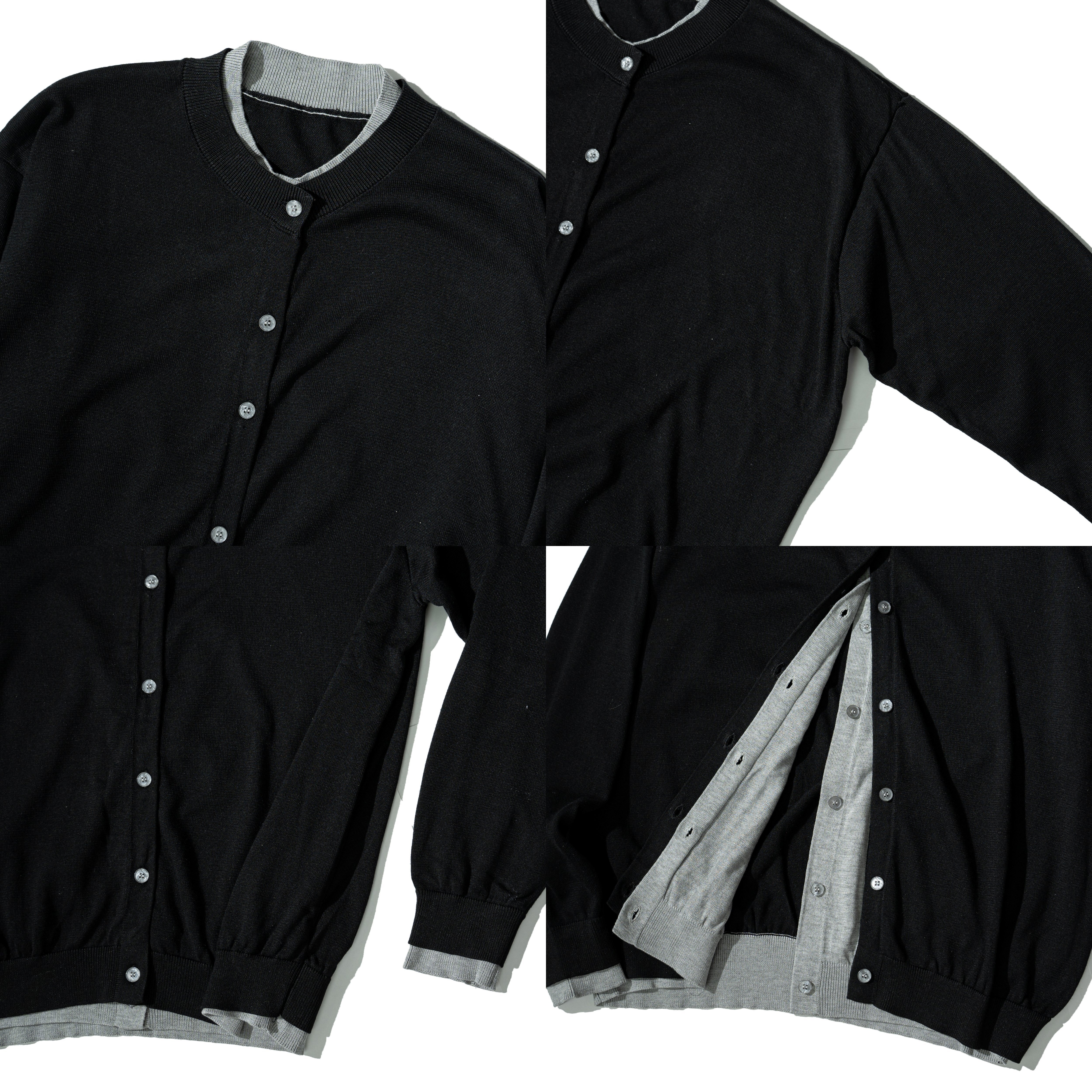 Double Layer Knit Jacket 雙層輕薄 針織外套 [S078]