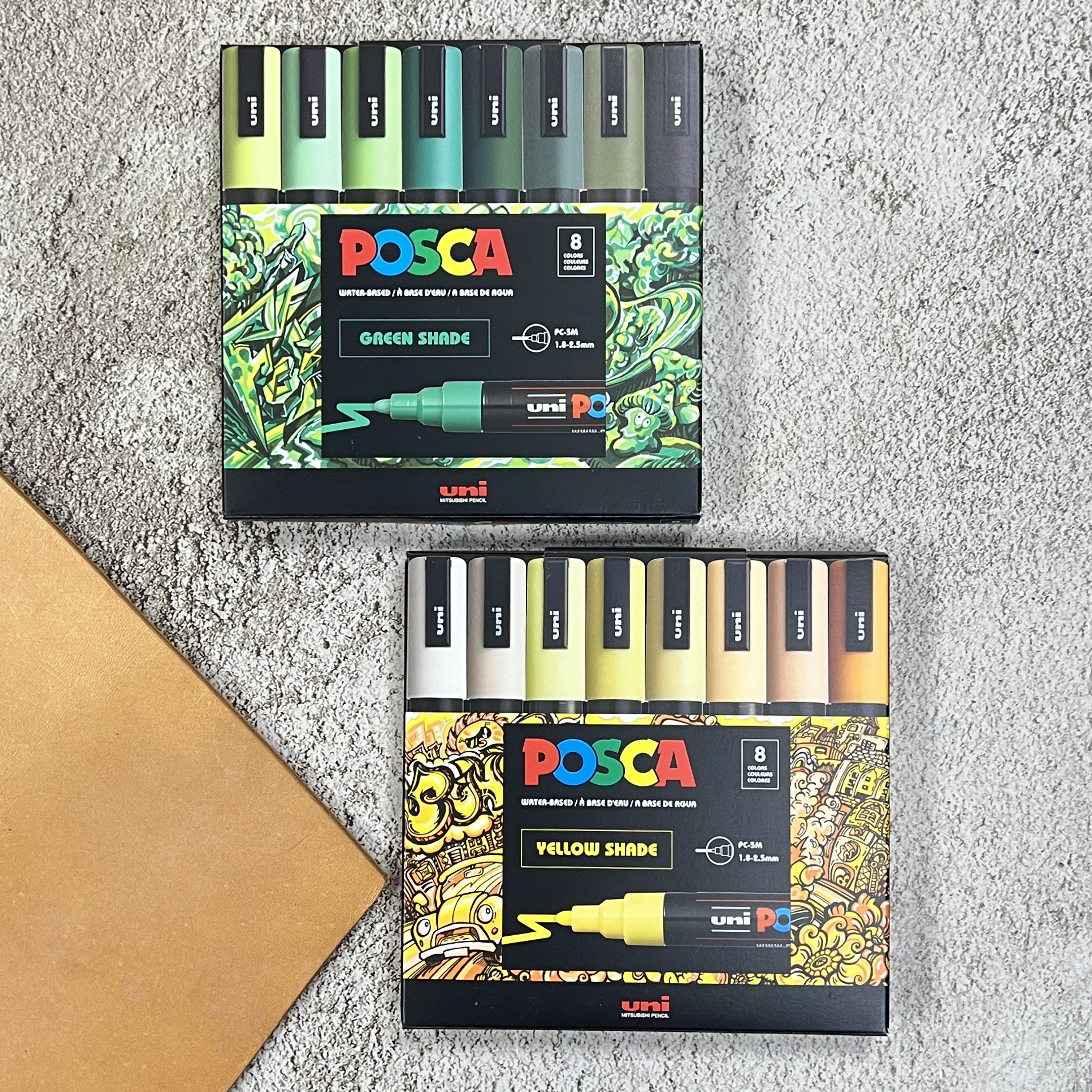 uni POSCA 壓克力麥克筆 PC-5M 中字 8色盒裝 歐版