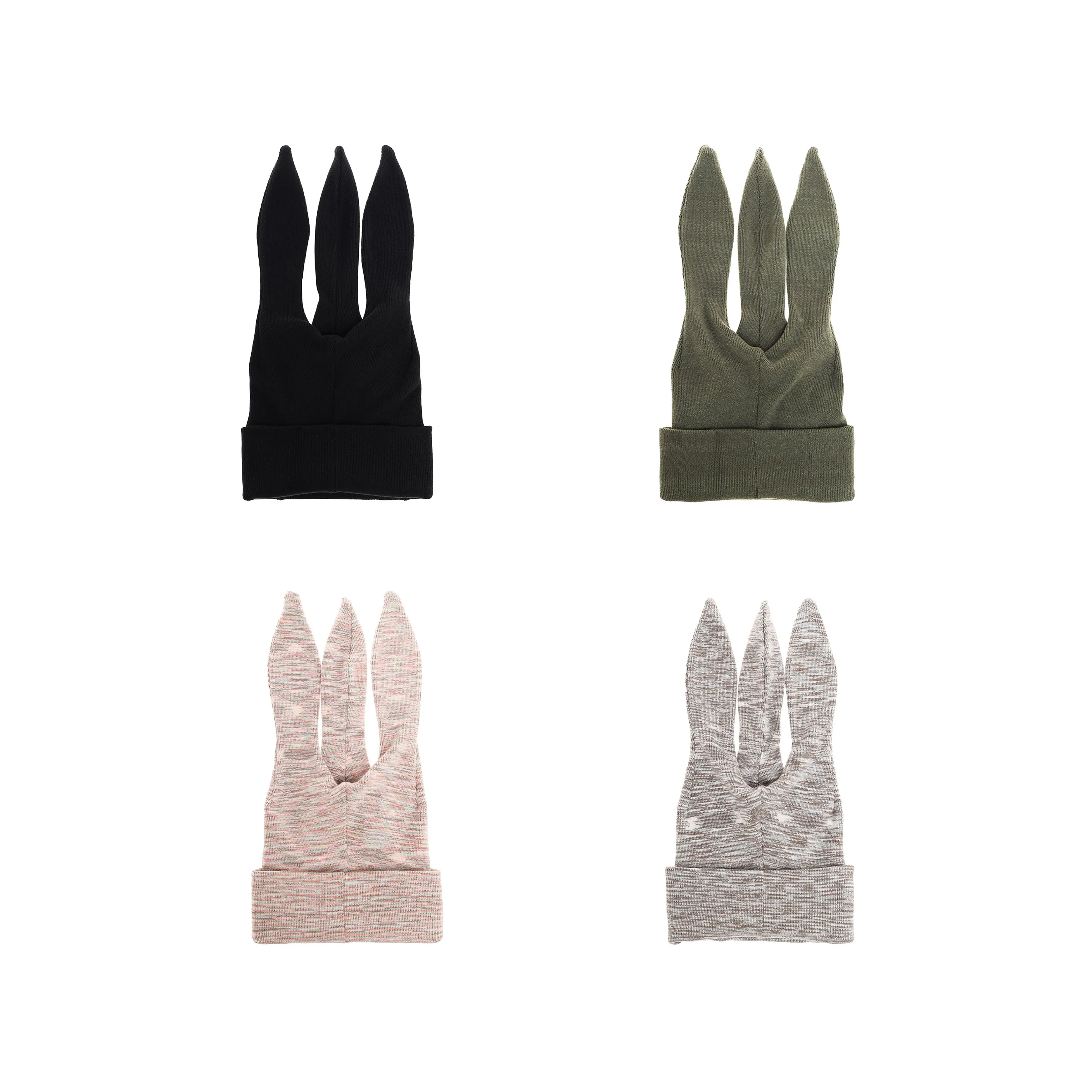 6CRAYON Multi-way 3-EarKnit Beanie 多功能三耳毛帽
