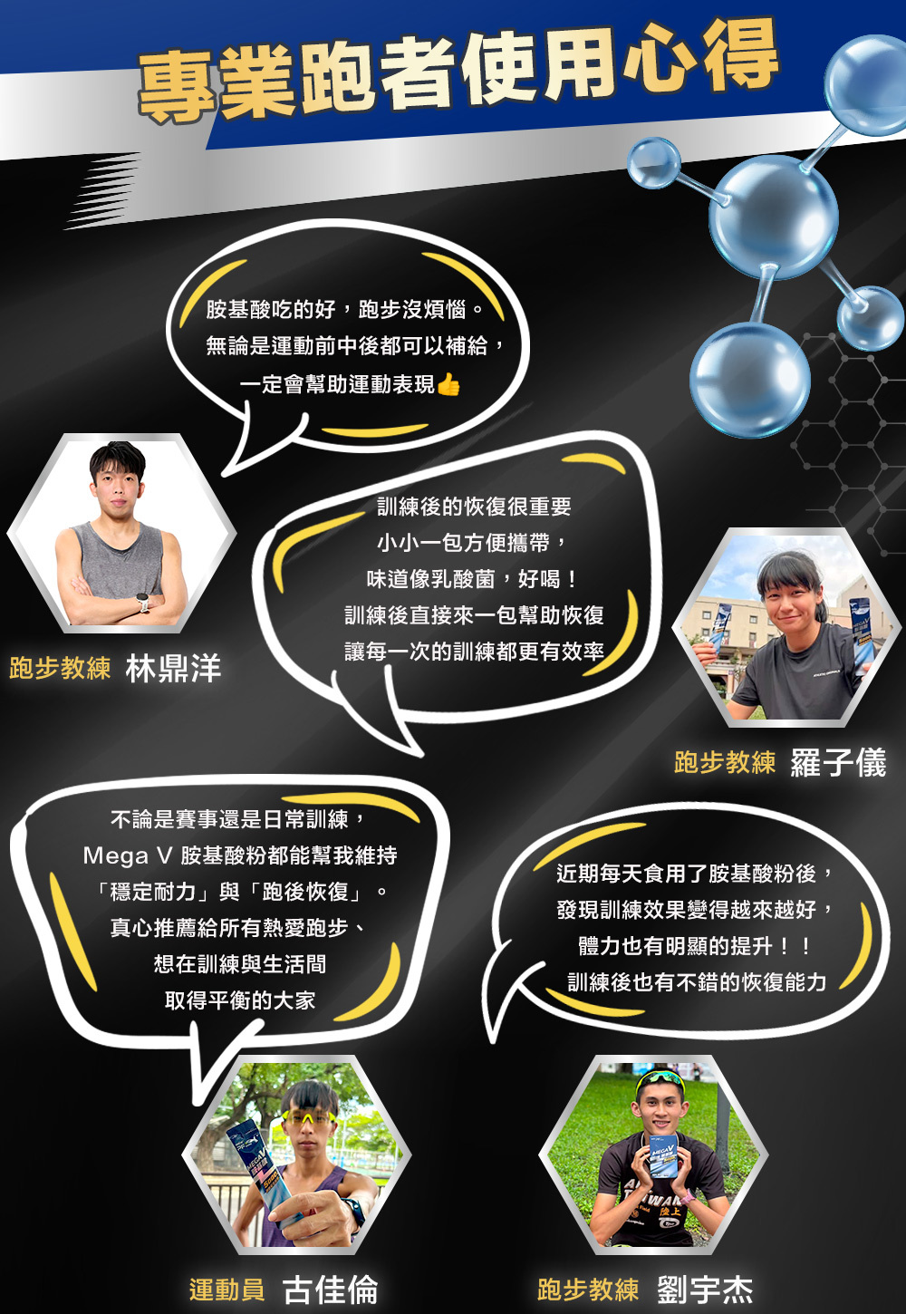 專業跑者推薦的PF+運動營養 mega V胺基酸粉使用心得