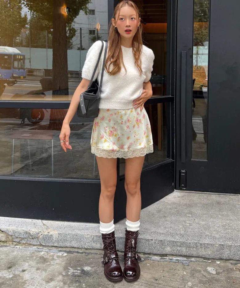 JALLABEE x Yase Washed Cow Cap-Toe Middle Boots
