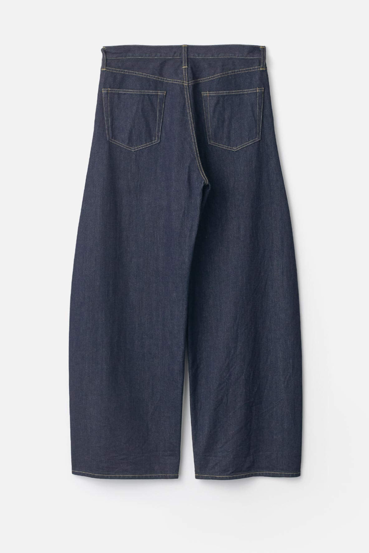 ssstein DEFORMATION WIDE DENIM PANTS