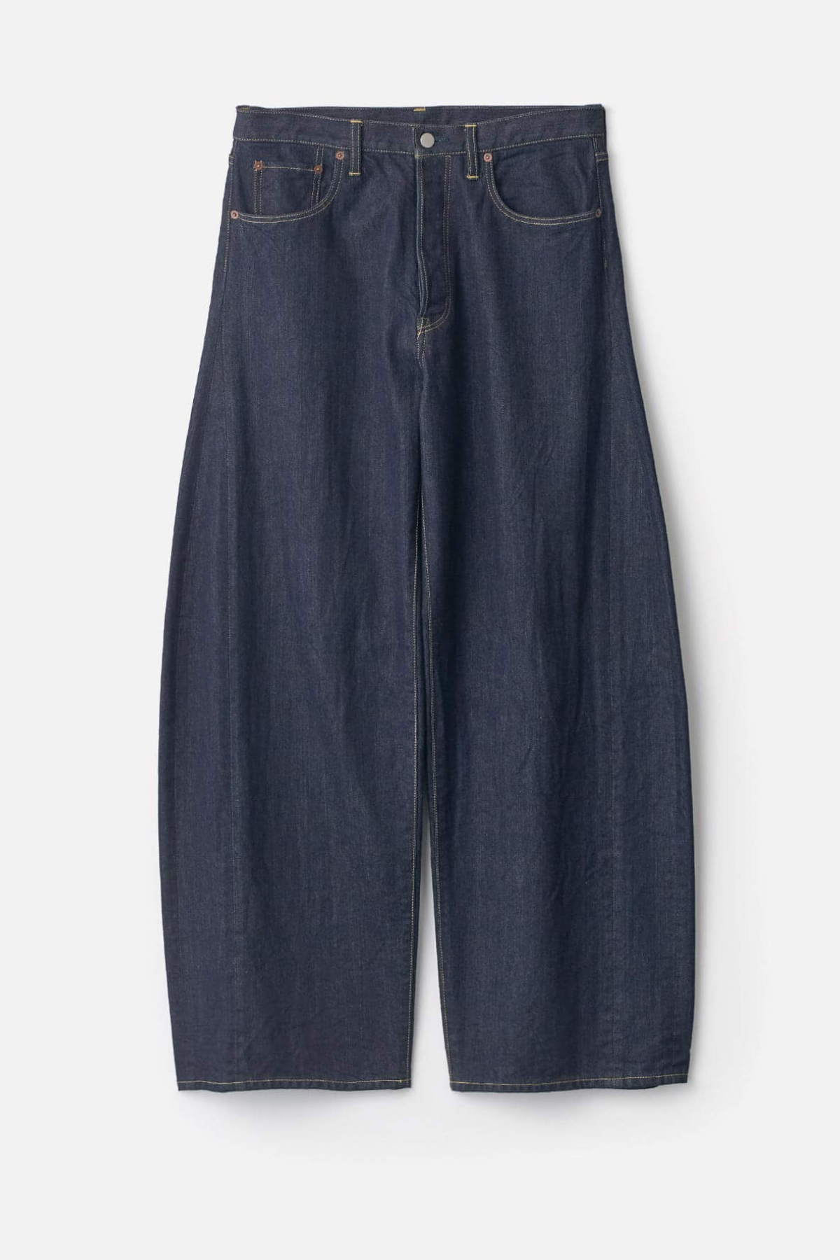ssstein DEFORMATION WIDE DENIM PANTS