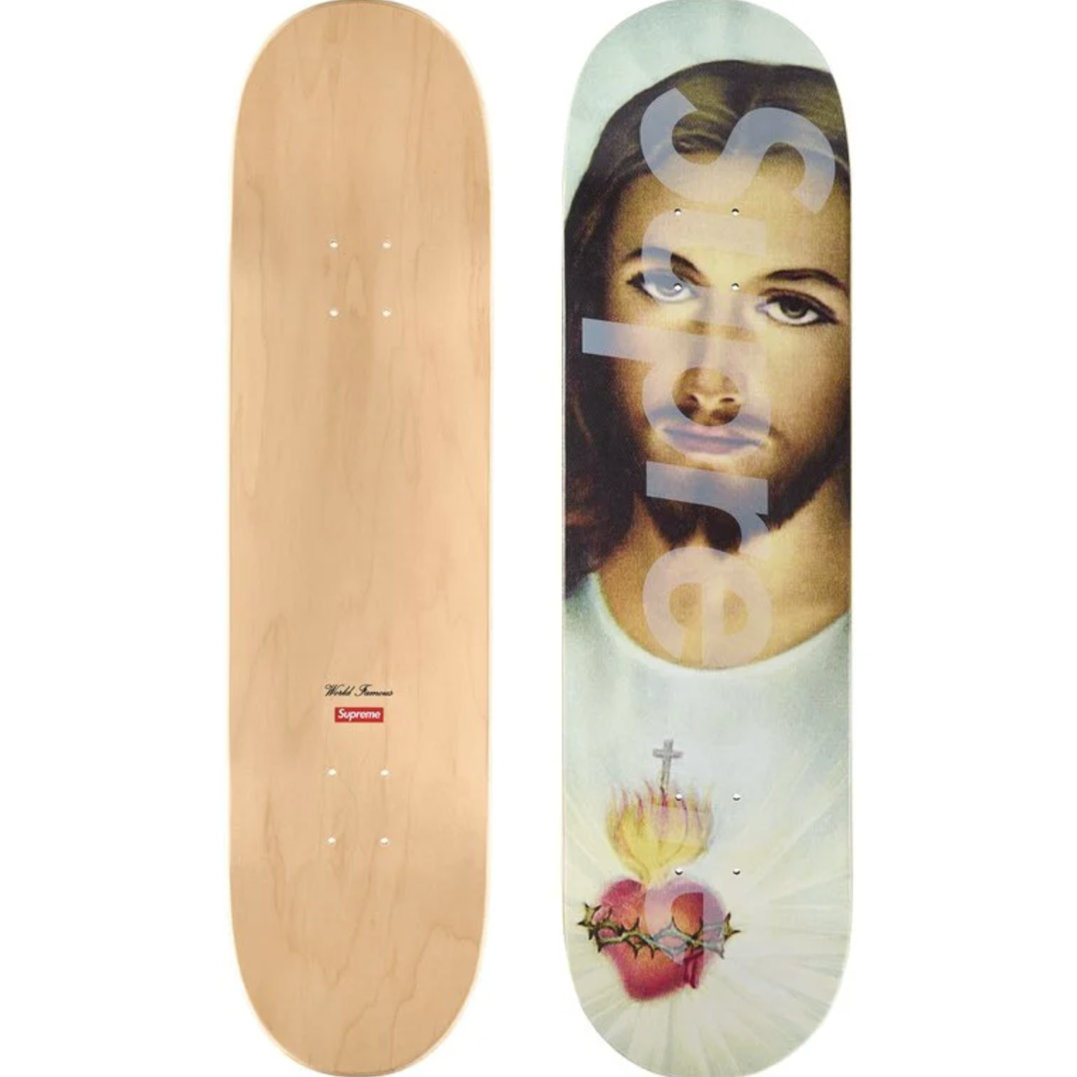 SUPREME PRAYER CARD SKATEBOARD 耶穌 滑板