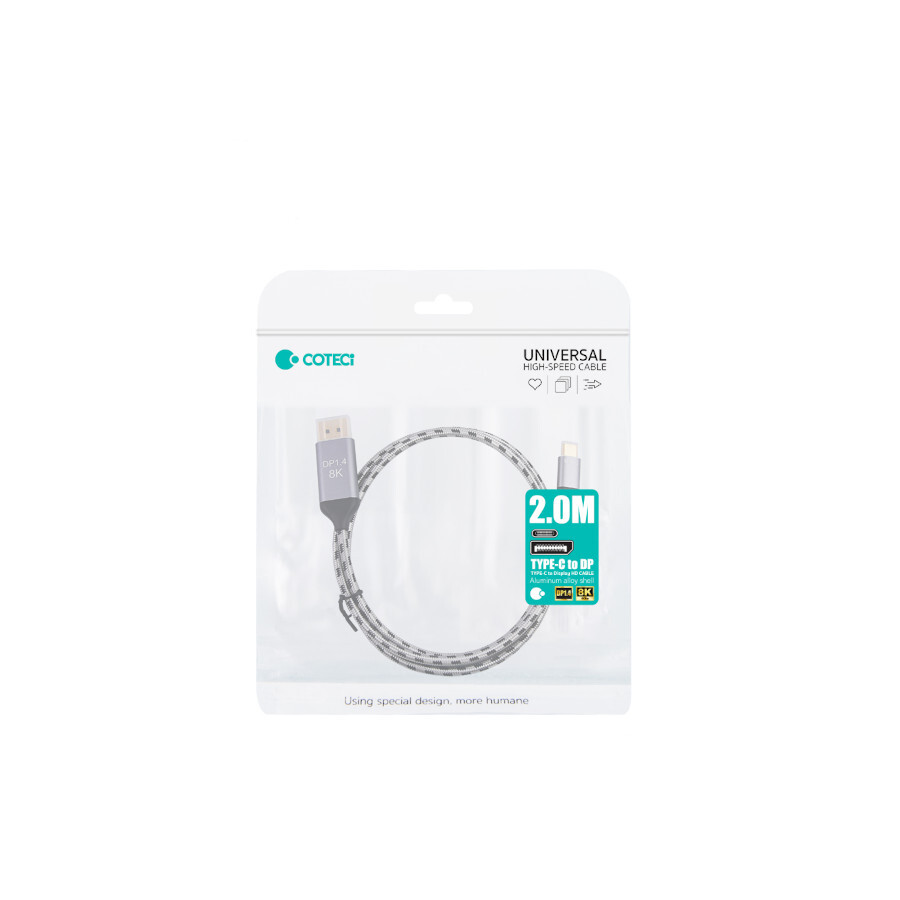 COTECi Type-C To DP1.4 8k HD Cable – 87404