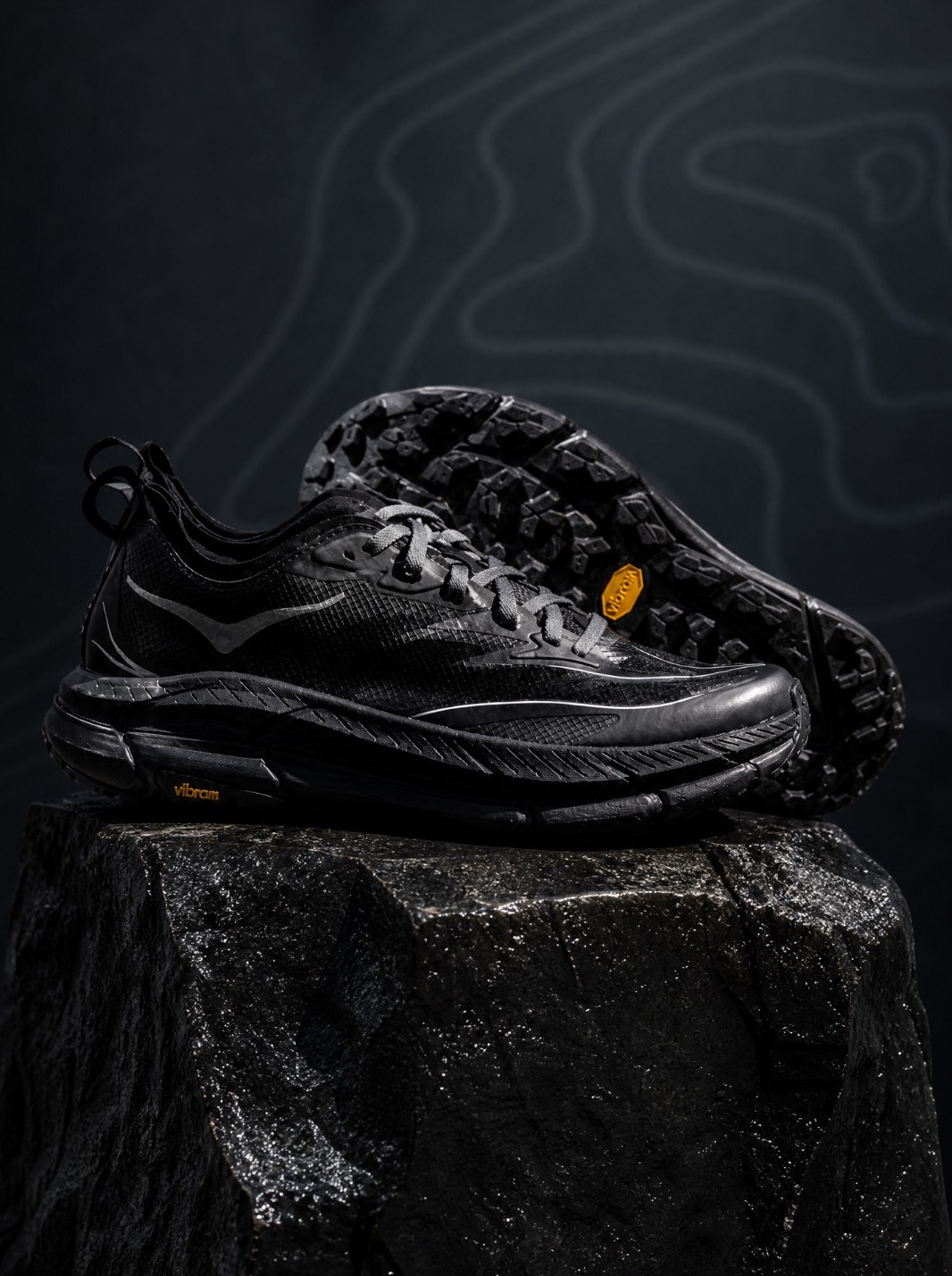 【APAIR】預購 Hoka one one Mafate Speed 4 lite 男女鞋 越野跑鞋 機能跑鞋 全黑 1168450-BCKT