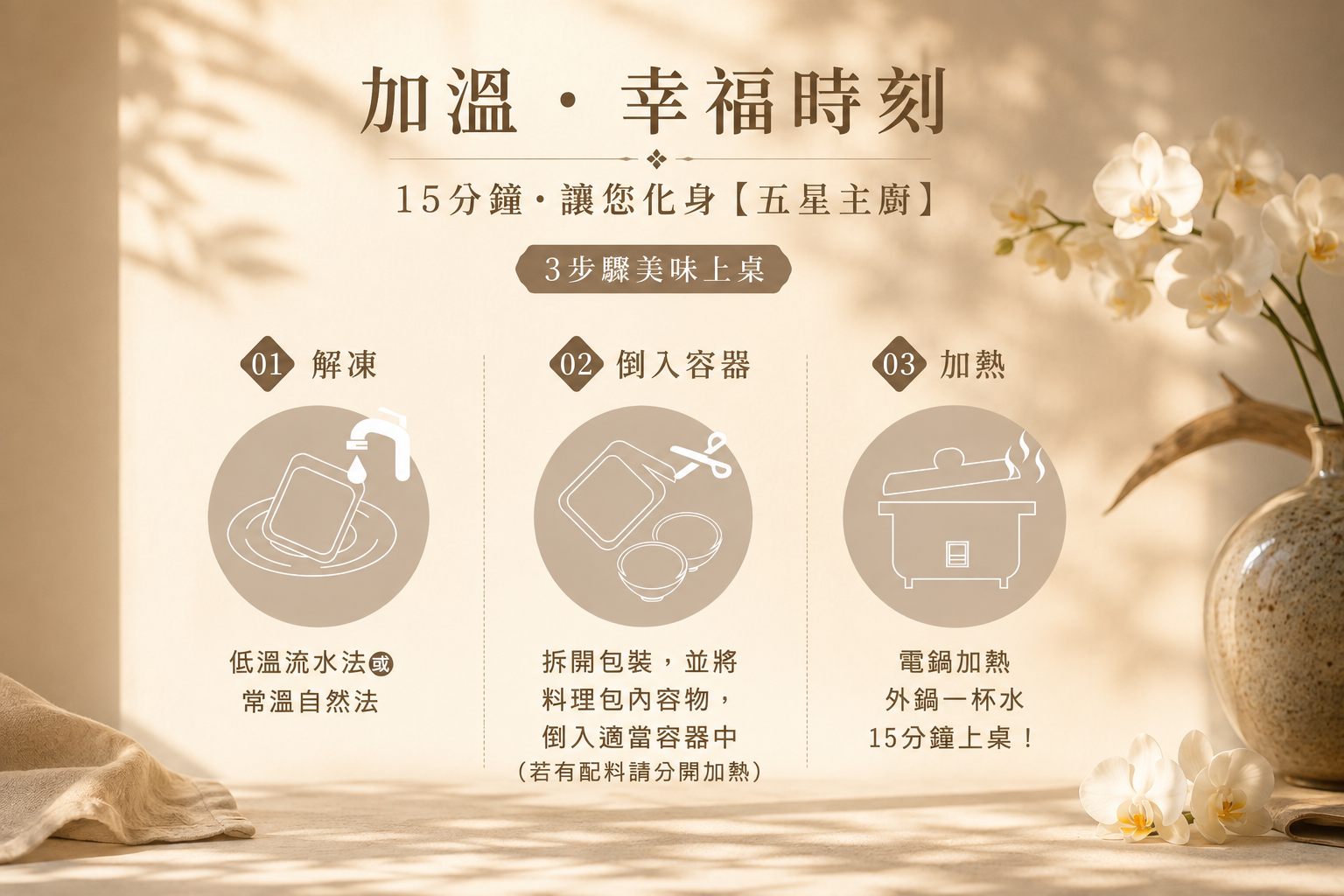 冷凍食品加熱方式