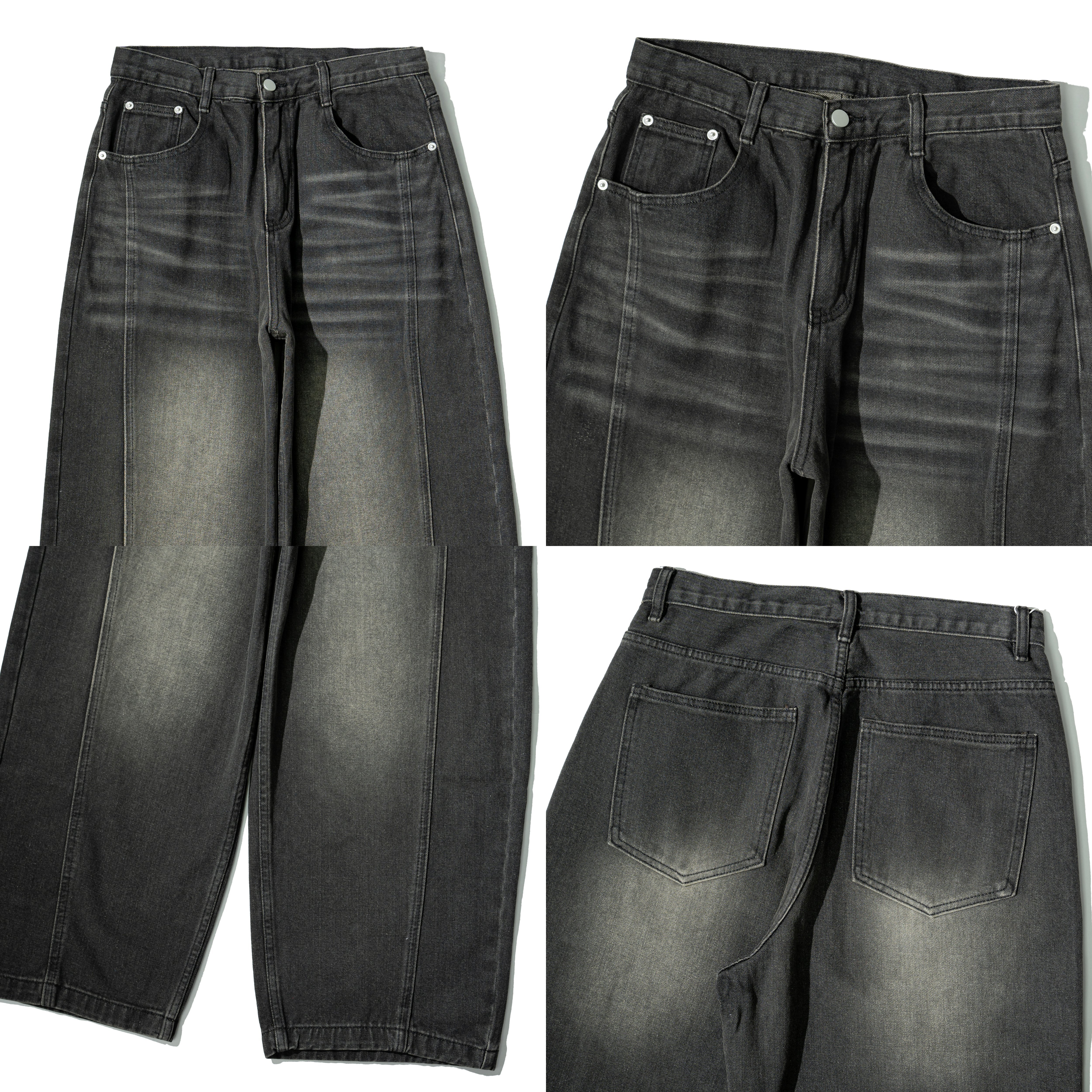 Tailored Curved Jeans 剪裁 彎刀 牛仔褲 [K136]