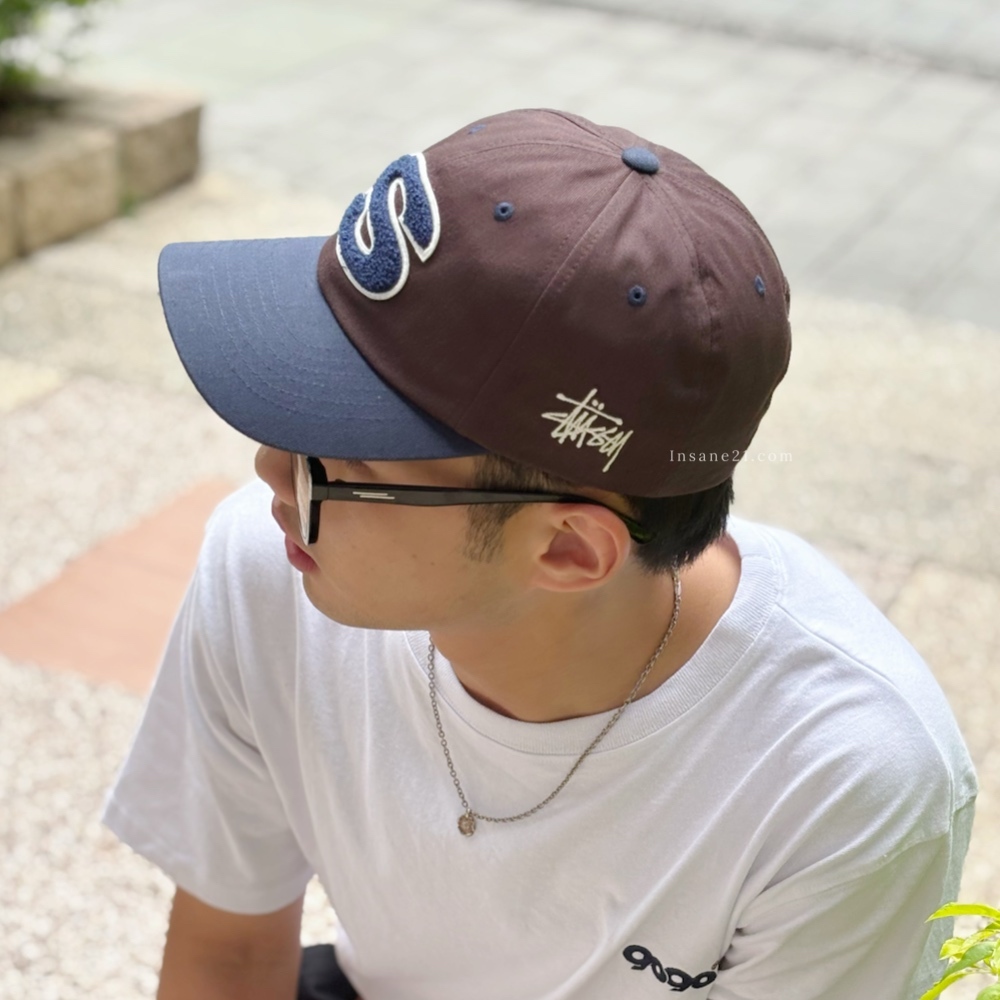 STUSSY 毛絨刺繡大S 老帽 棒球帽 帽子
