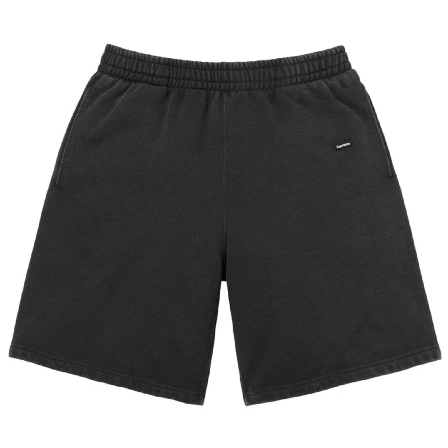 -(B5b04)-SUPREME SMALL BOX SWEATSHORT 小 BOGO 棉褲   黑色/灰色-FW26SH1