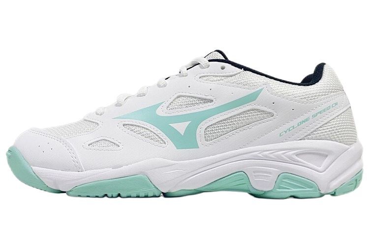【代購】Mizuno Cyclone Speed 1 CN Cushioning Slip Resistant Abrasion Resistant Breathable Low top Volleyball Shoes Unisex V1GA218111