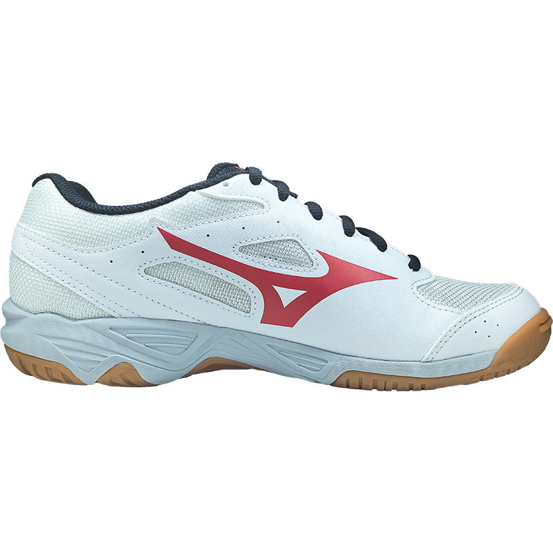 【代購】Mizuno Cyclone Speed CN Low top Training Shoes Unisex White Red V1GA218121