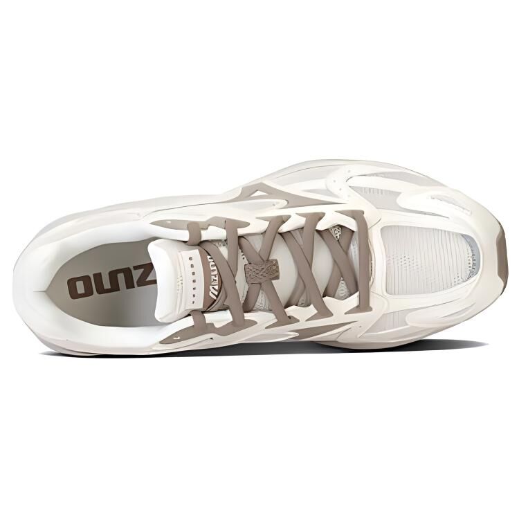 【代購】Mizuno SPARK CN Slip Resistant Abrasion Resistant Low top Running Shoes Unisex Beige D1GH242802