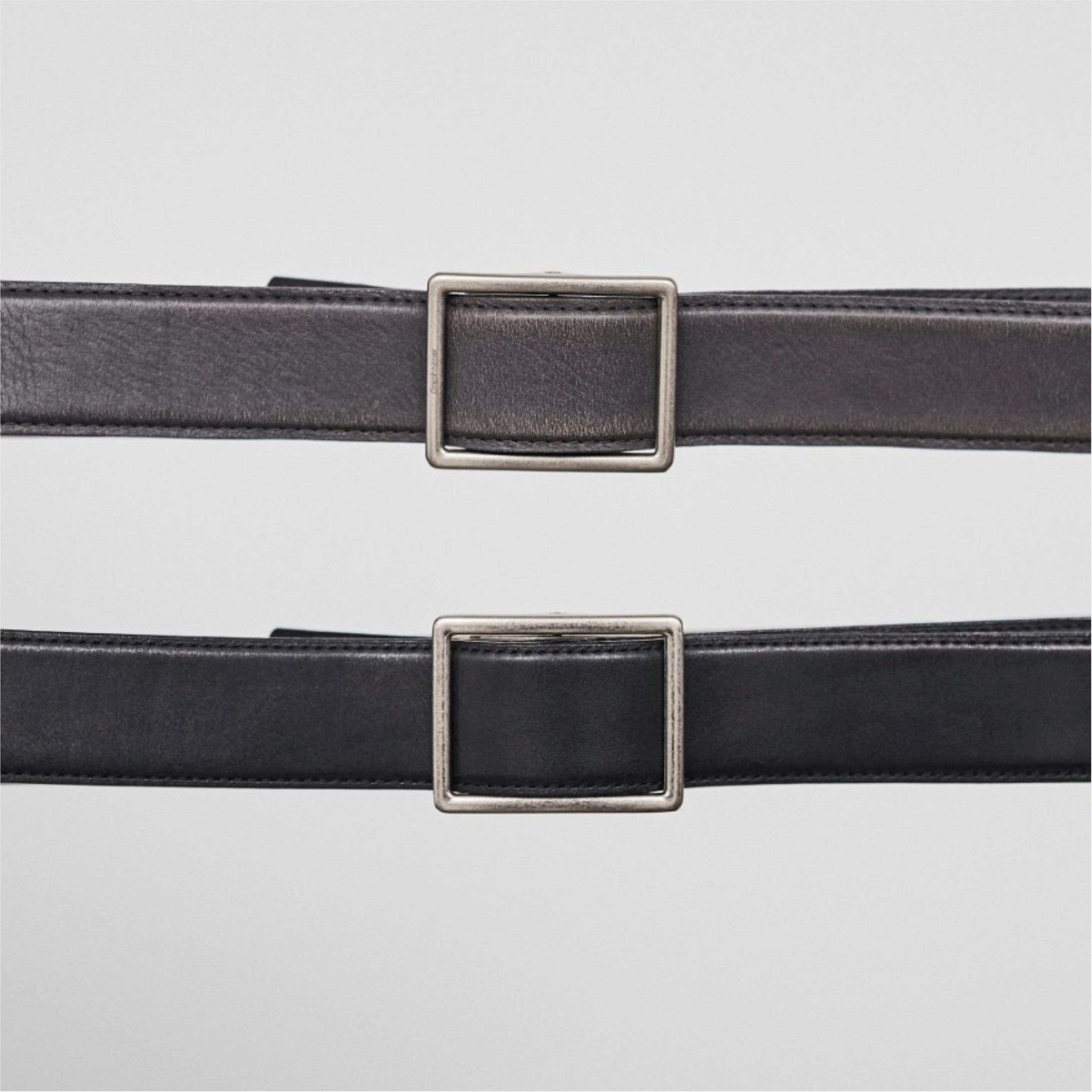 『代購+現貨商品』2026SS GRAPHPAPER HOLELESS LEATHER CLASSIC BELT 義大利 牛肩皮 牛皮 皮革 皮帶 現貨 GU263-90569B