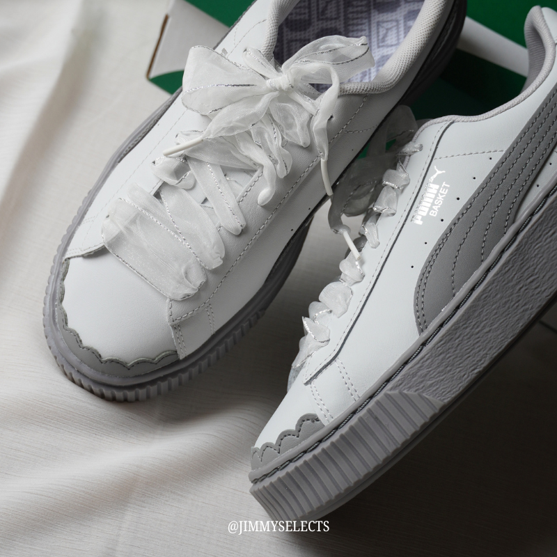 PUMA Mostro 灰色女款 潮流低幫板鞋｜未來感 × 街頭魂