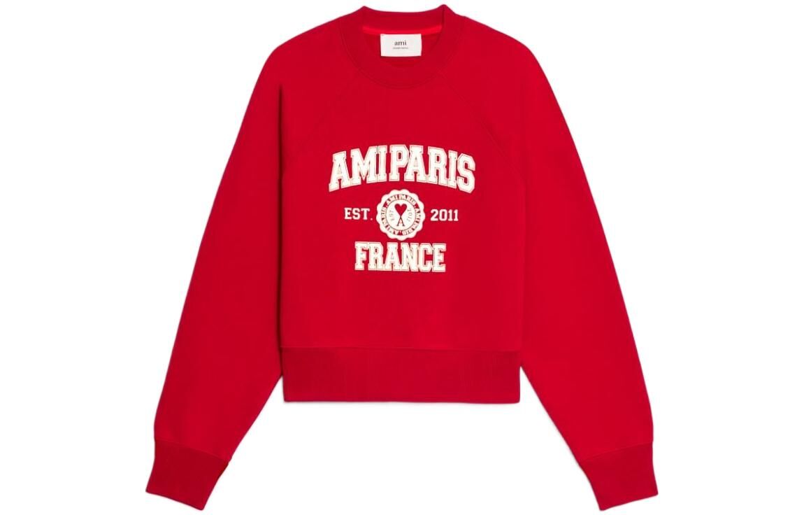 【代購】Amiparis logo-print organic-cotton sweatshirt USW010747-600