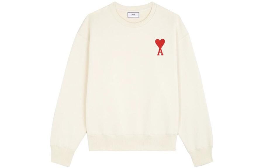 【代購】Amiparis Ami De Coeur embroidered-heart sweatshirt SPEUSW022747-150