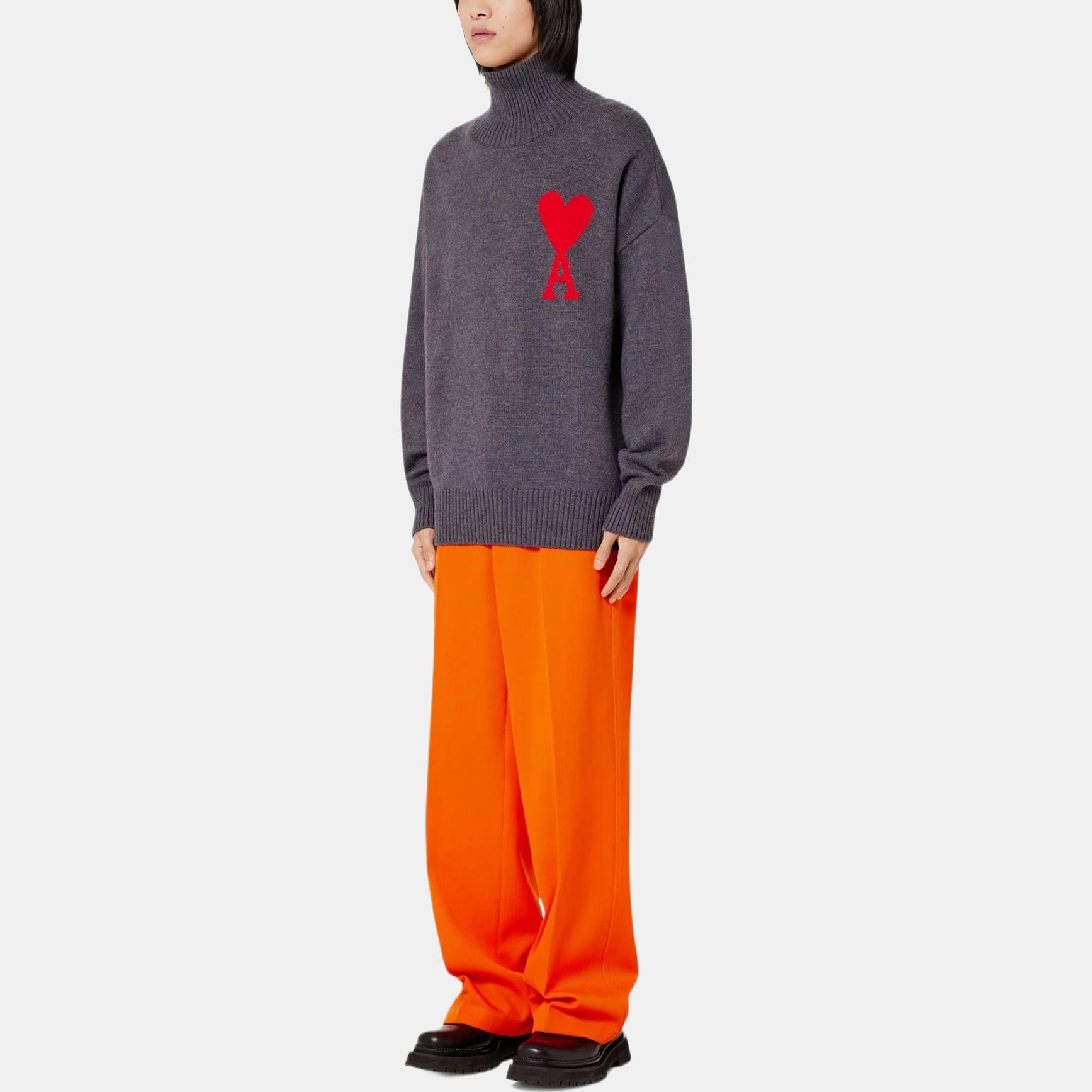 【代購】Ami Paris Ami De Coeur Roll Neck Jumper UKS402-018067