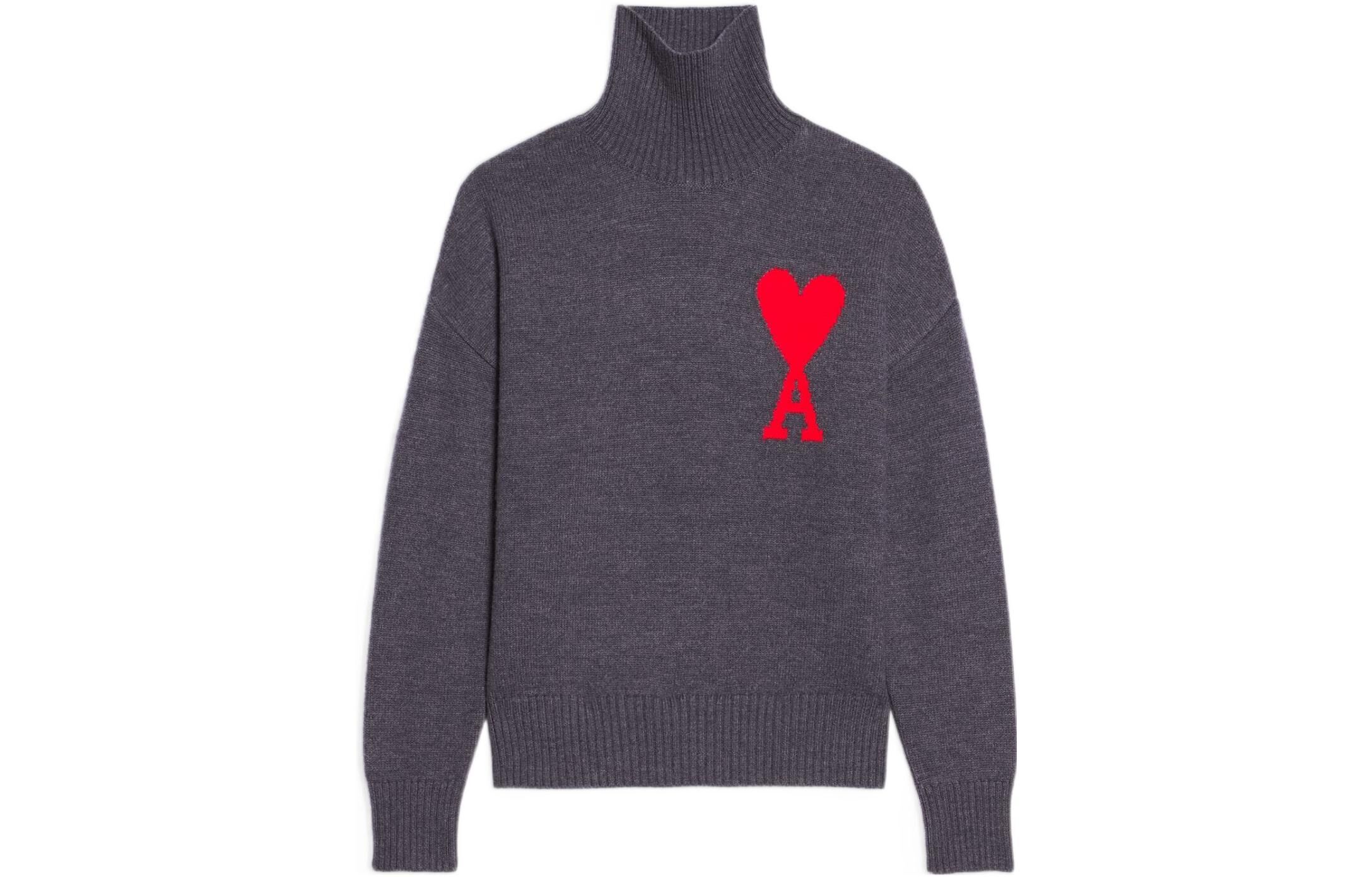 【代購】Ami Paris Ami De Coeur Roll Neck Jumper UKS402-018067