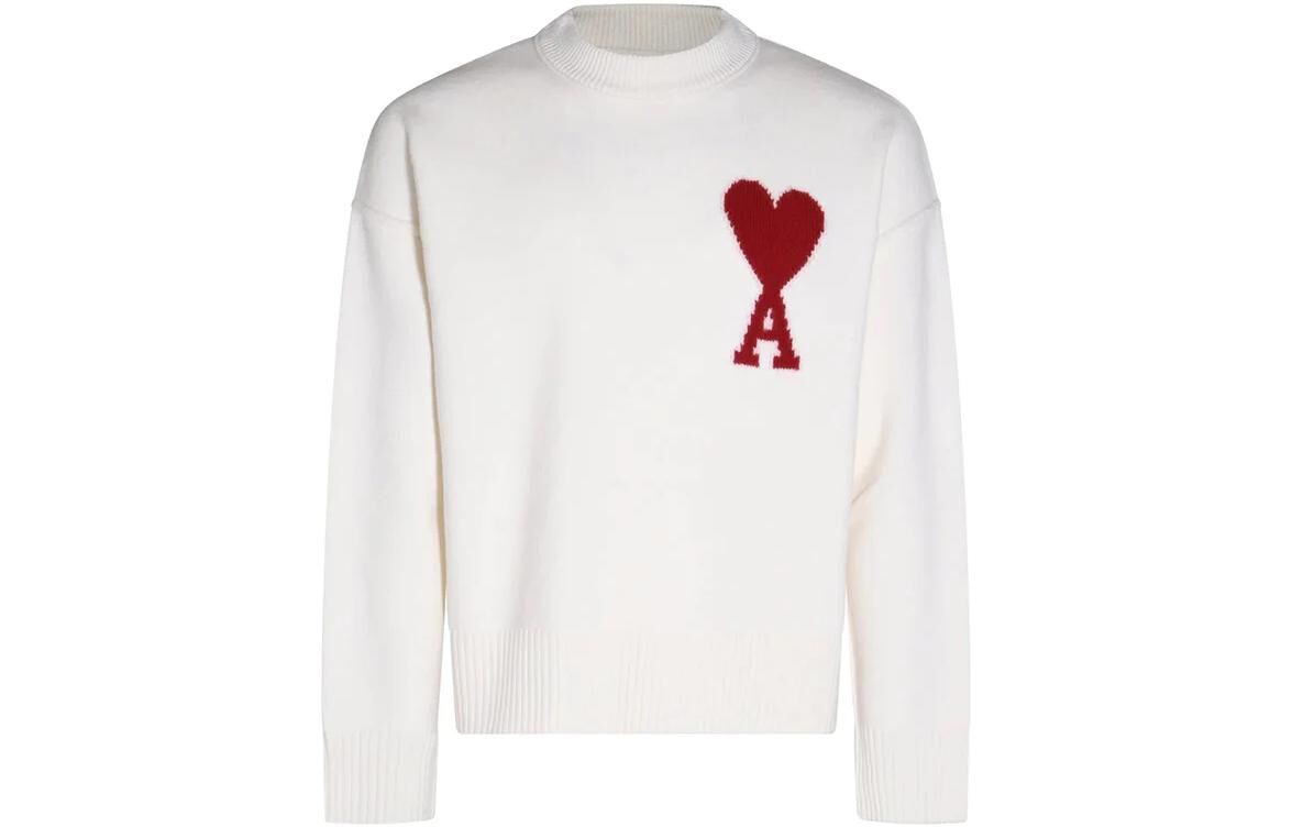 【代購】Ami Paris Logo Detailed Crew Neck Jumper BFUKS006018-154