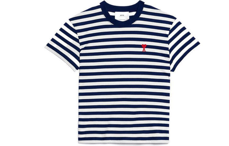 【代購】AMIPARIS T Shirt Unisex Blue White UTS013074-492
