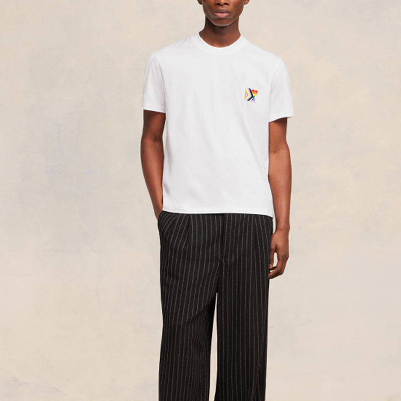 【代購】AMIPARIS Pride Organic Cotton T-shirt SPUTS019724-100