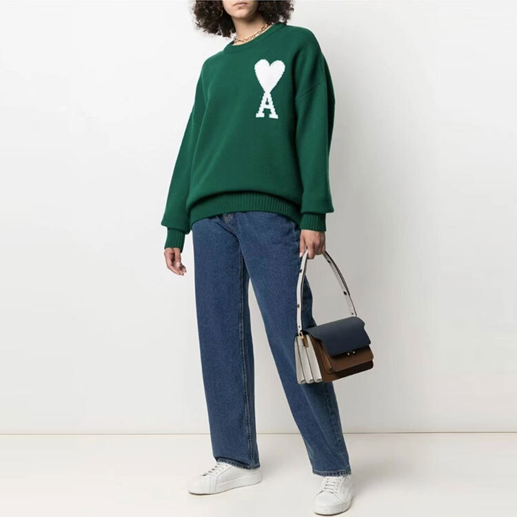 【代購】Ami Oversize Crewneck Sweater H21K019018-300