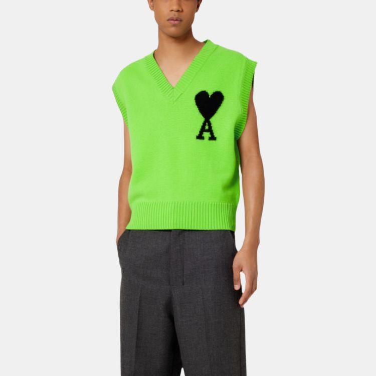 【代購】Ami Sleeveless Sweater UKS702-018324