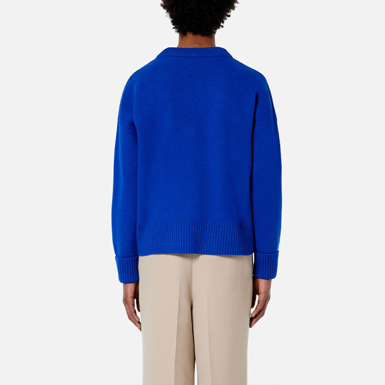 【代購】AMIPARIS Sweaters Men's Blue V Neck Moderate Cardigan H21K313-018490