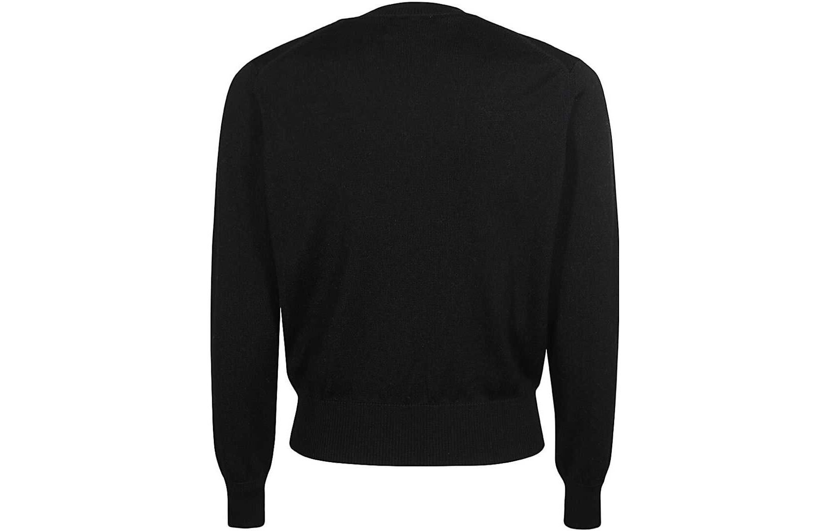 【代購】Ami Paris Ami De Coeur Logo Embroidered Knitted Jumper BFHKS111KN0025-001