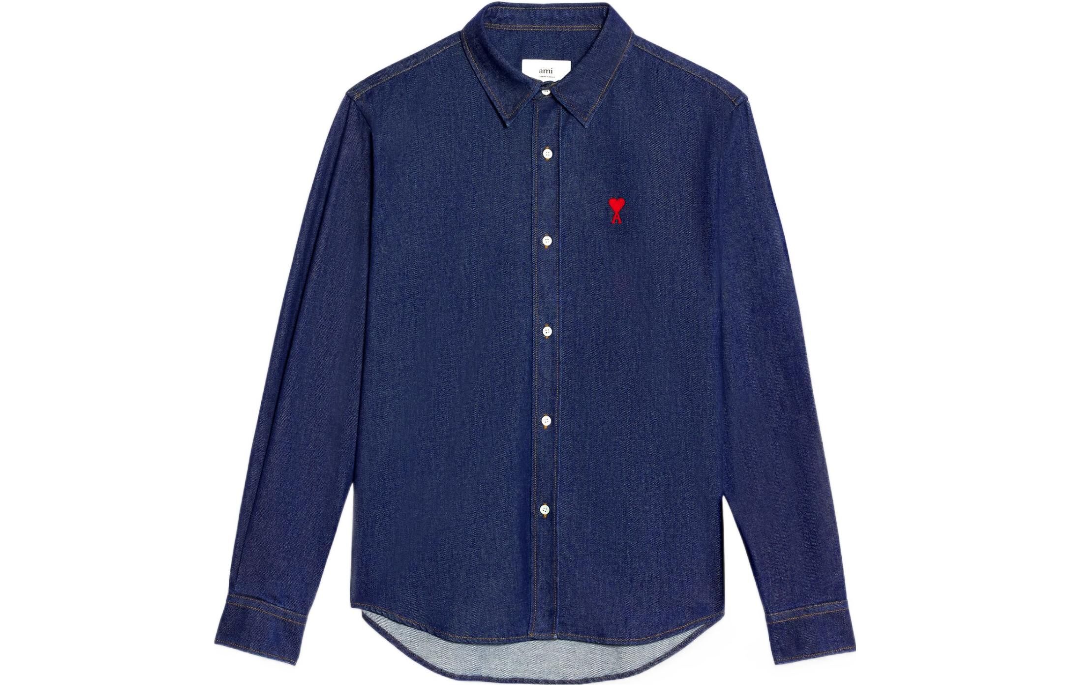【代購】AMIPARIS FW22 Denim Jacket Men's Blue HSH114650-402