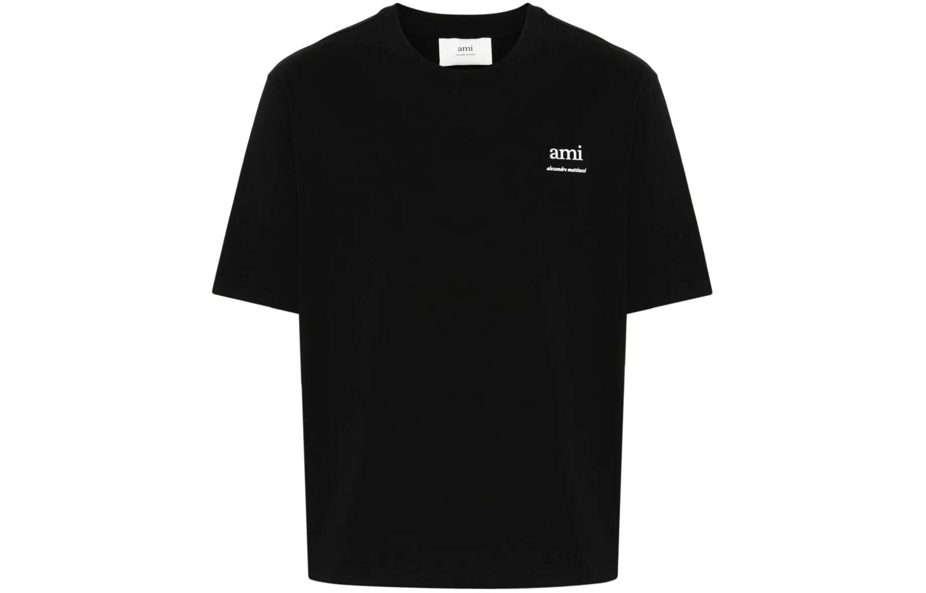 【代購】AMIPARIS Paris Logo Printed Crewneck T Shirt UTS024D726-001