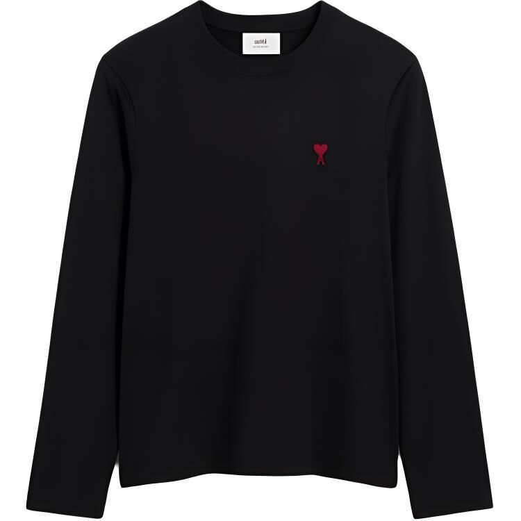 【代購】Ami Paris Ami De Coeur Long Sleeved T Shirt BFUTS235724-001