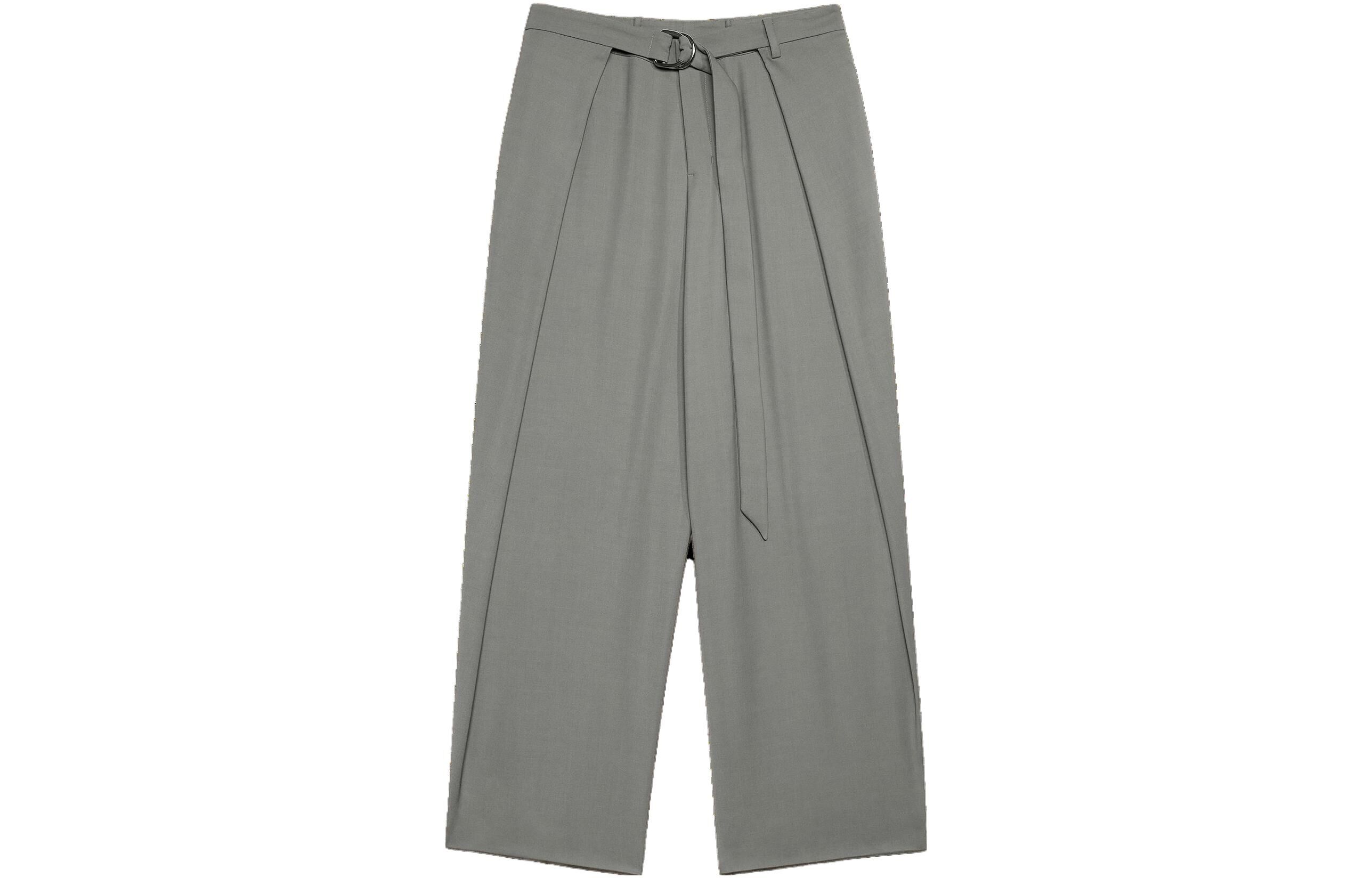 【代購】Ami Wide Leg Belted Trousers HTR407VI0007087