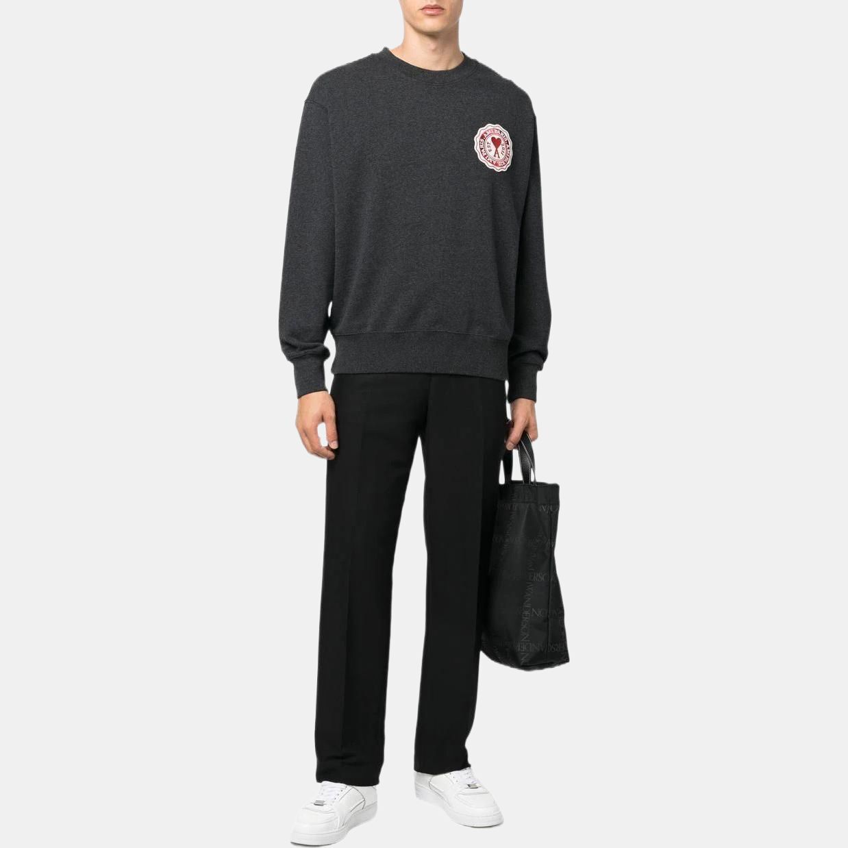 【代購】Ami France Patch Sweatshirt USW011739-020
