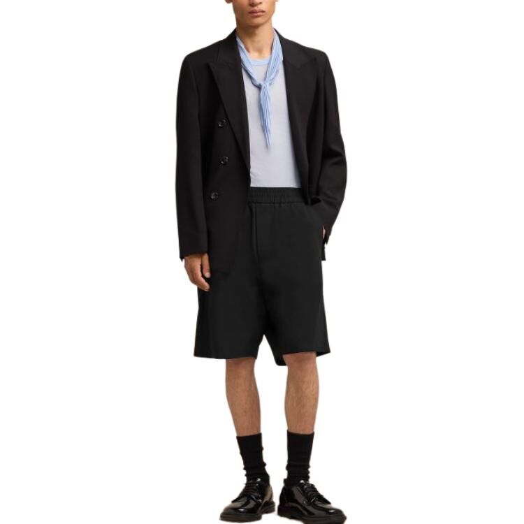 【代購】Ami Paris Logo Plaque Bermuda Shorts HSO306CO0062-001
