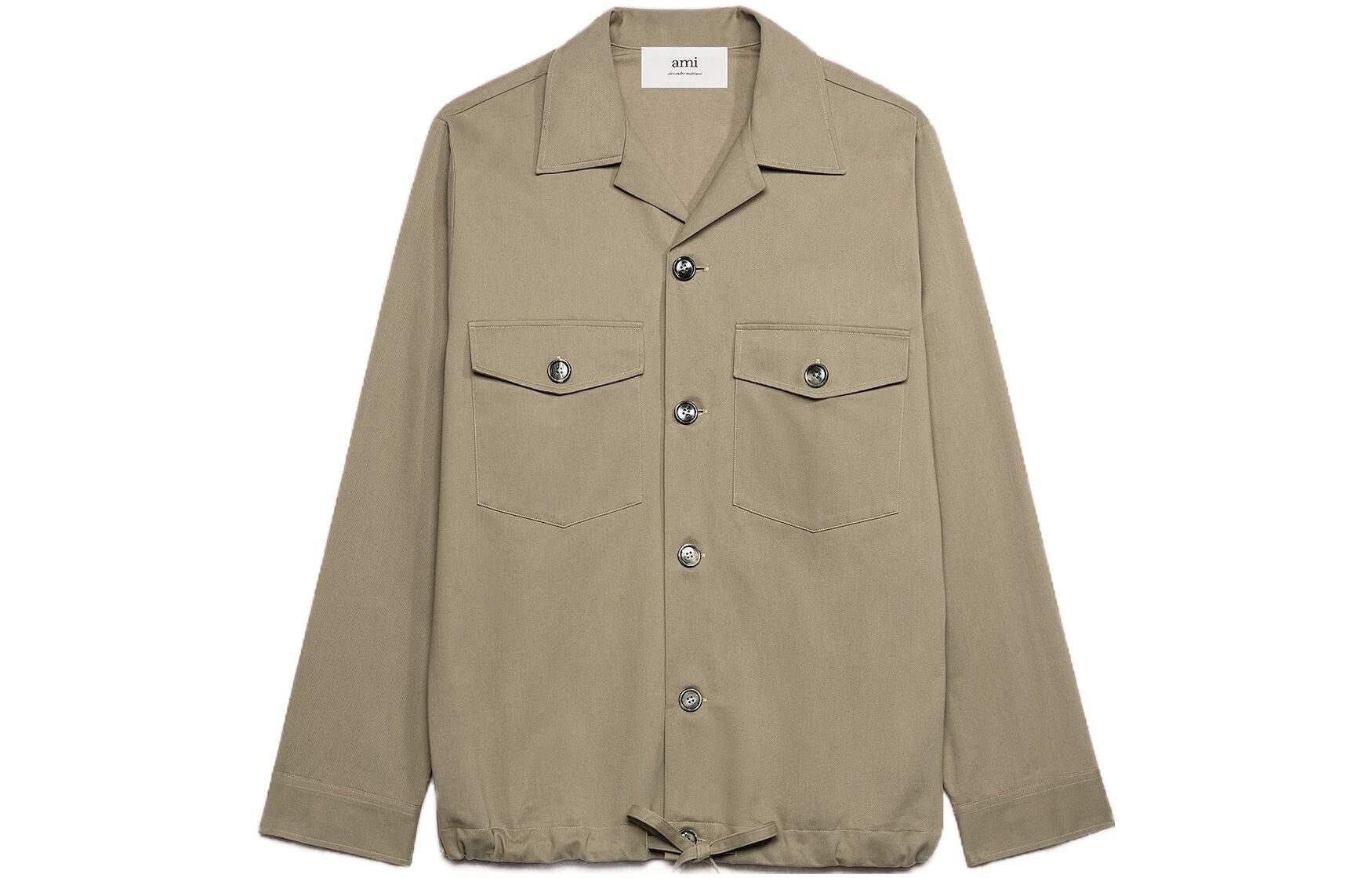 【代購】Ami Classic Overshirt With Drawstring HSH121CO0051263