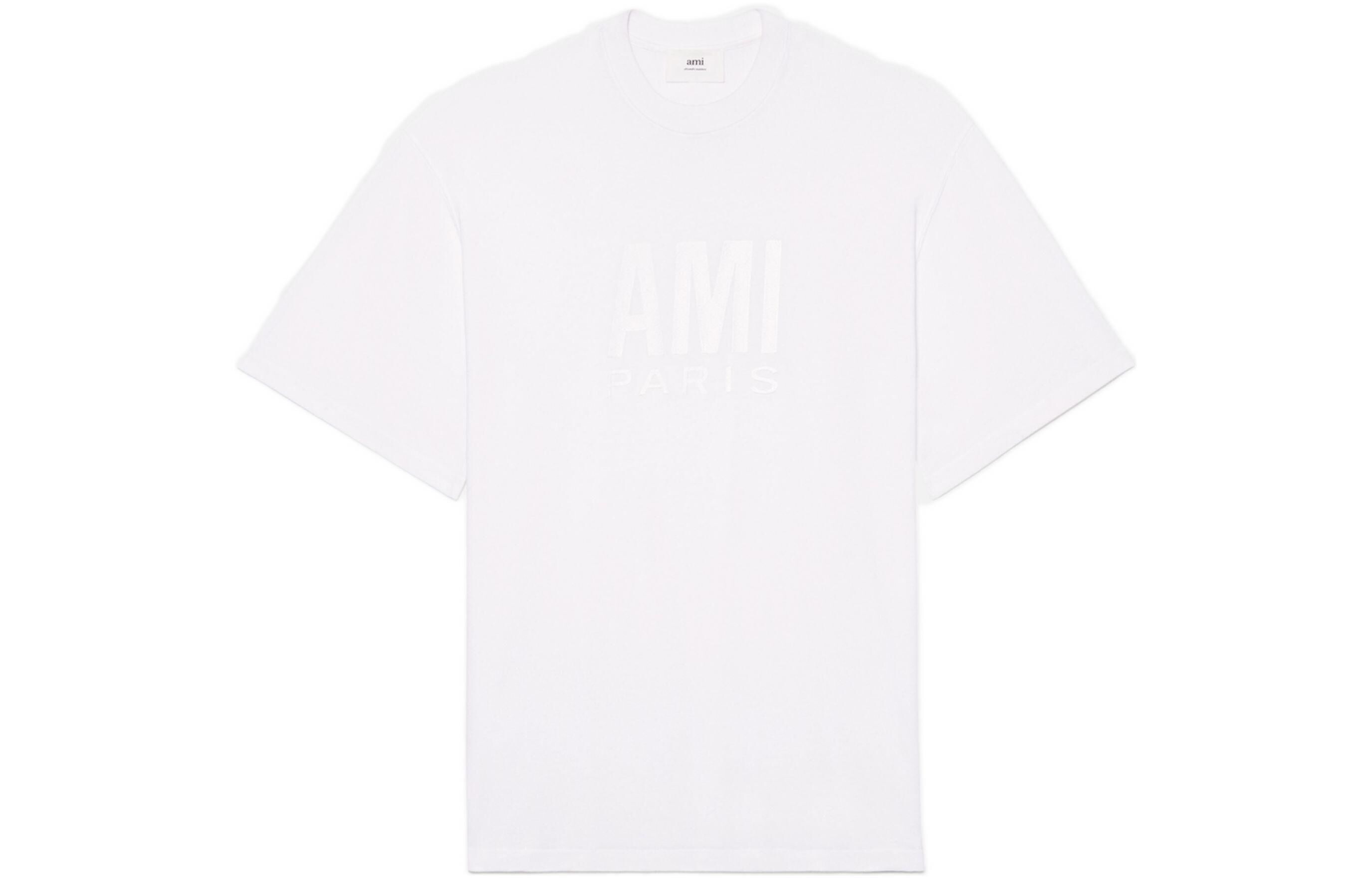 【代購】AMI Logo Printed Crewneck T-Shirt UTS003-725100