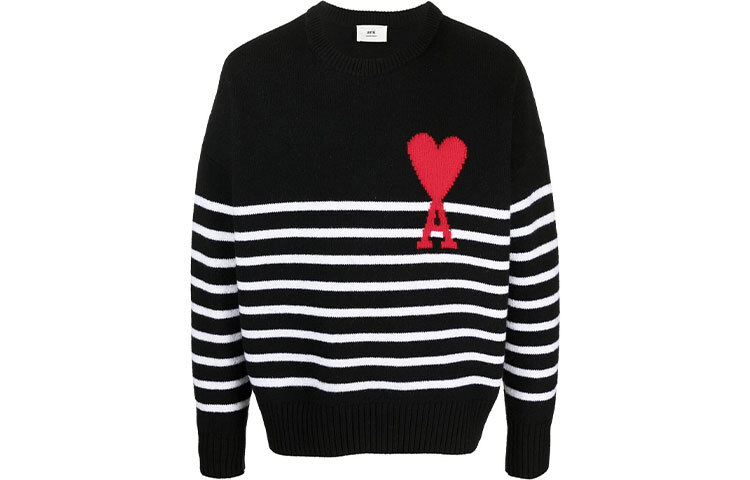 【代購】Ami Striped Sweater H21K029018-004