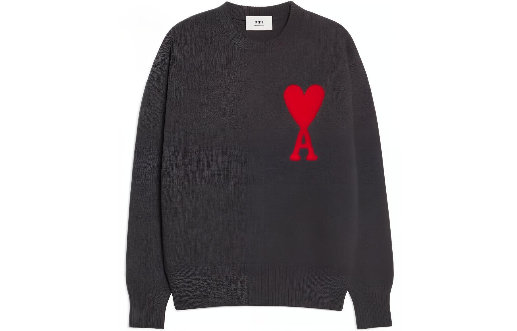 【代購】Ami Paris Ami De Coeur Crewneck Knitted Jumper UKS002-018067