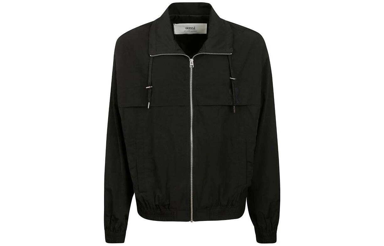 【代購】AMIPARIS Jackets Men's Black Stand Collar Moderate Other H22UJK045276-001