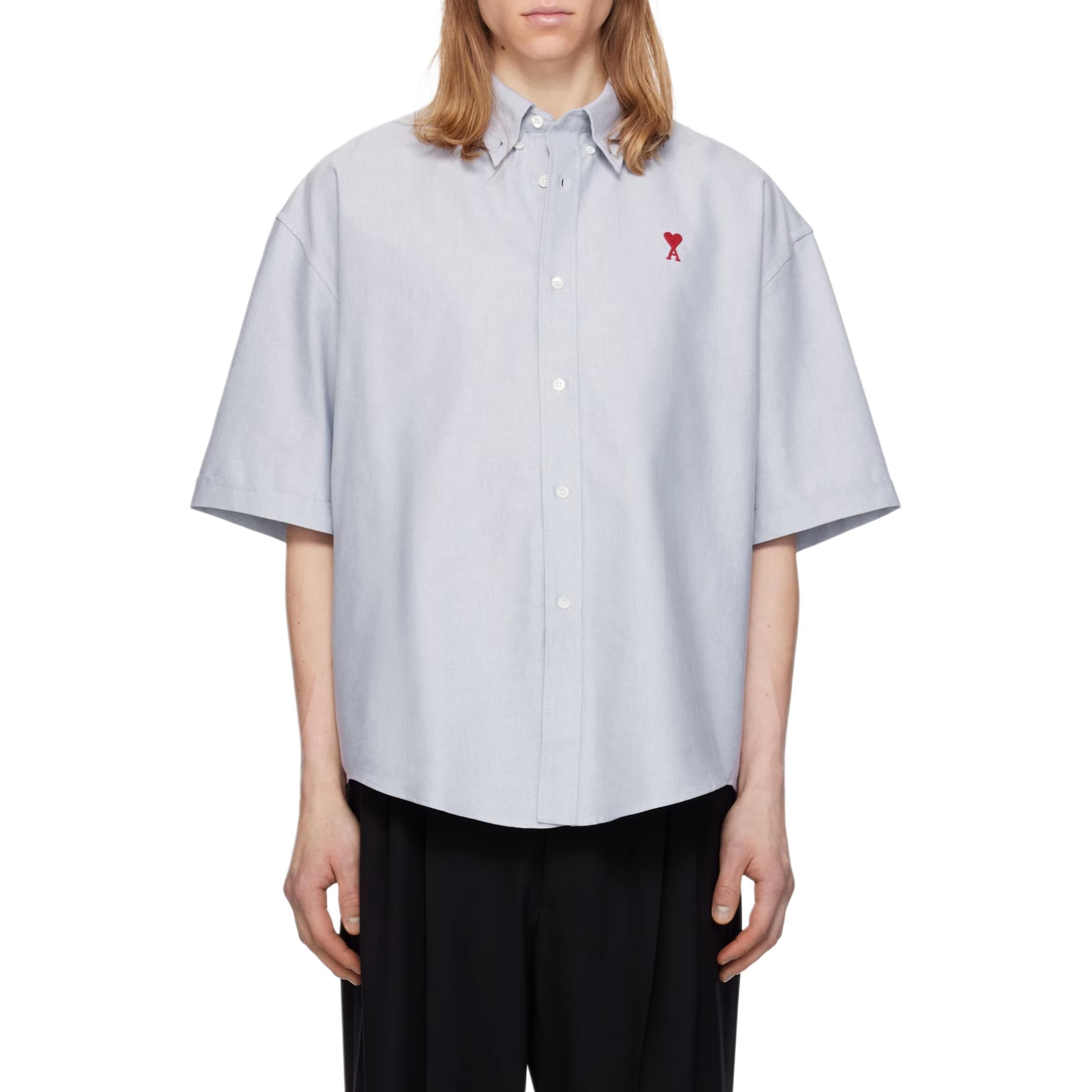 【代購】Ami Paris Ami De Coeur Cotton Shirt HSH230CO0031-4065