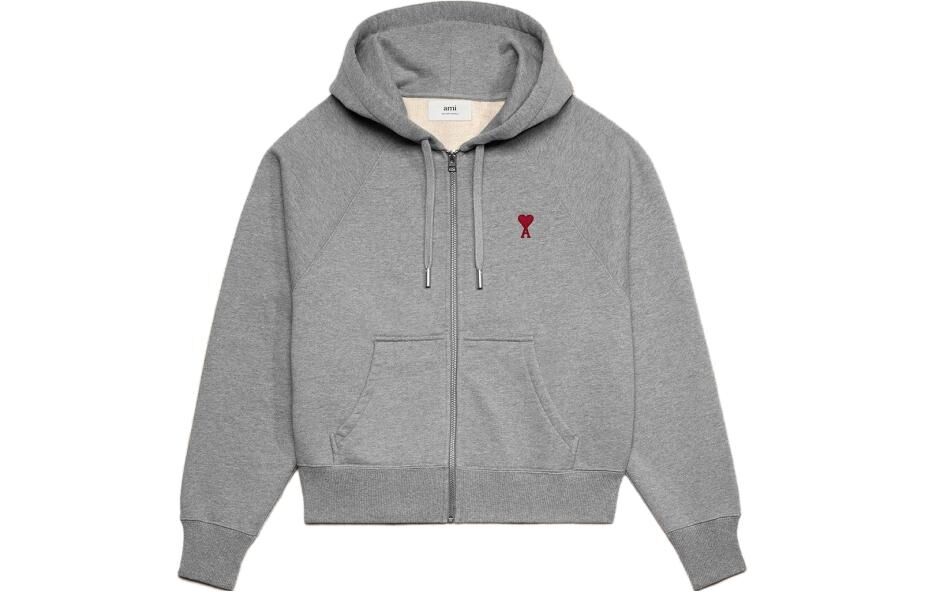 【代購】AMIPARIS FW23 Sweatshirt Unisex Smoke Gray USW4157472-055