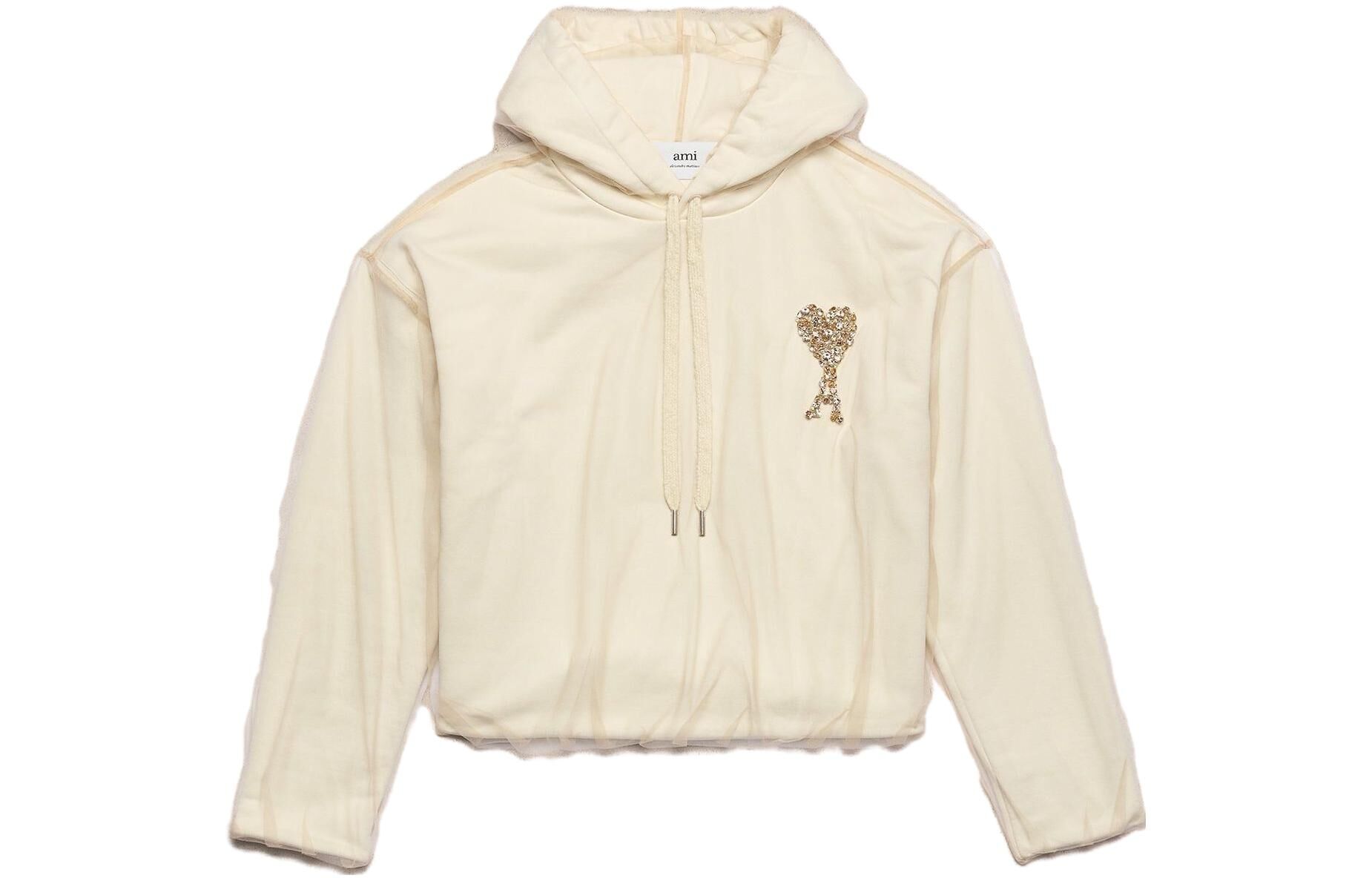 【代購】Amiparis Ami de Coeur tulle hoodie USW221PA0018268