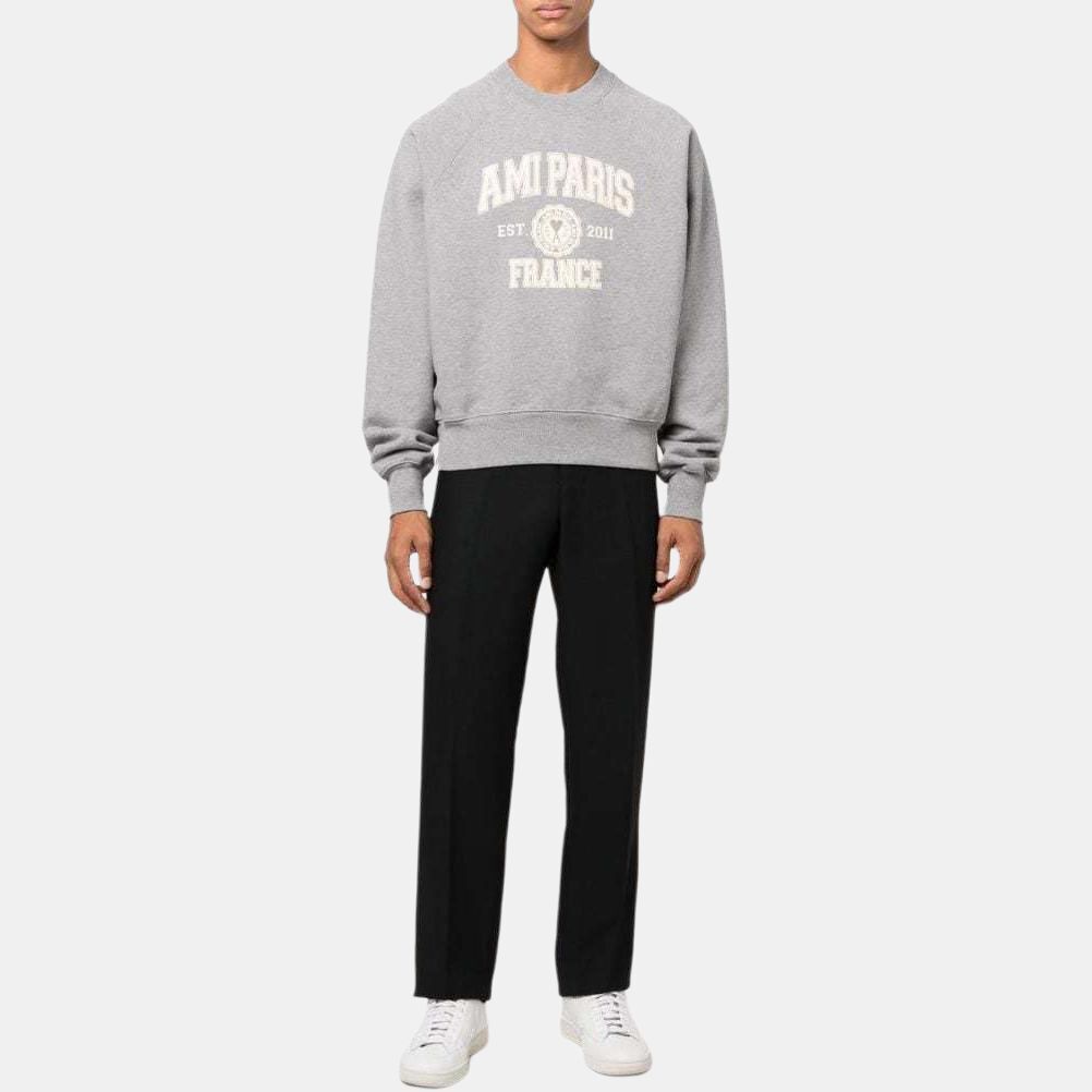 【代購】AMIPARIS Logo Printed Crewneck Sweatshirt USW010747055