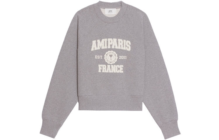 【代購】AMIPARIS Logo Printed Crewneck Sweatshirt USW010747055