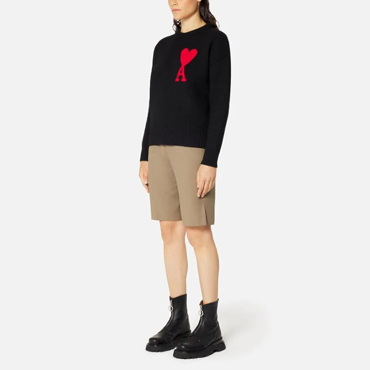 【代購】AMIPARIS SS22 Sweater Unisex Black UKS002018-009