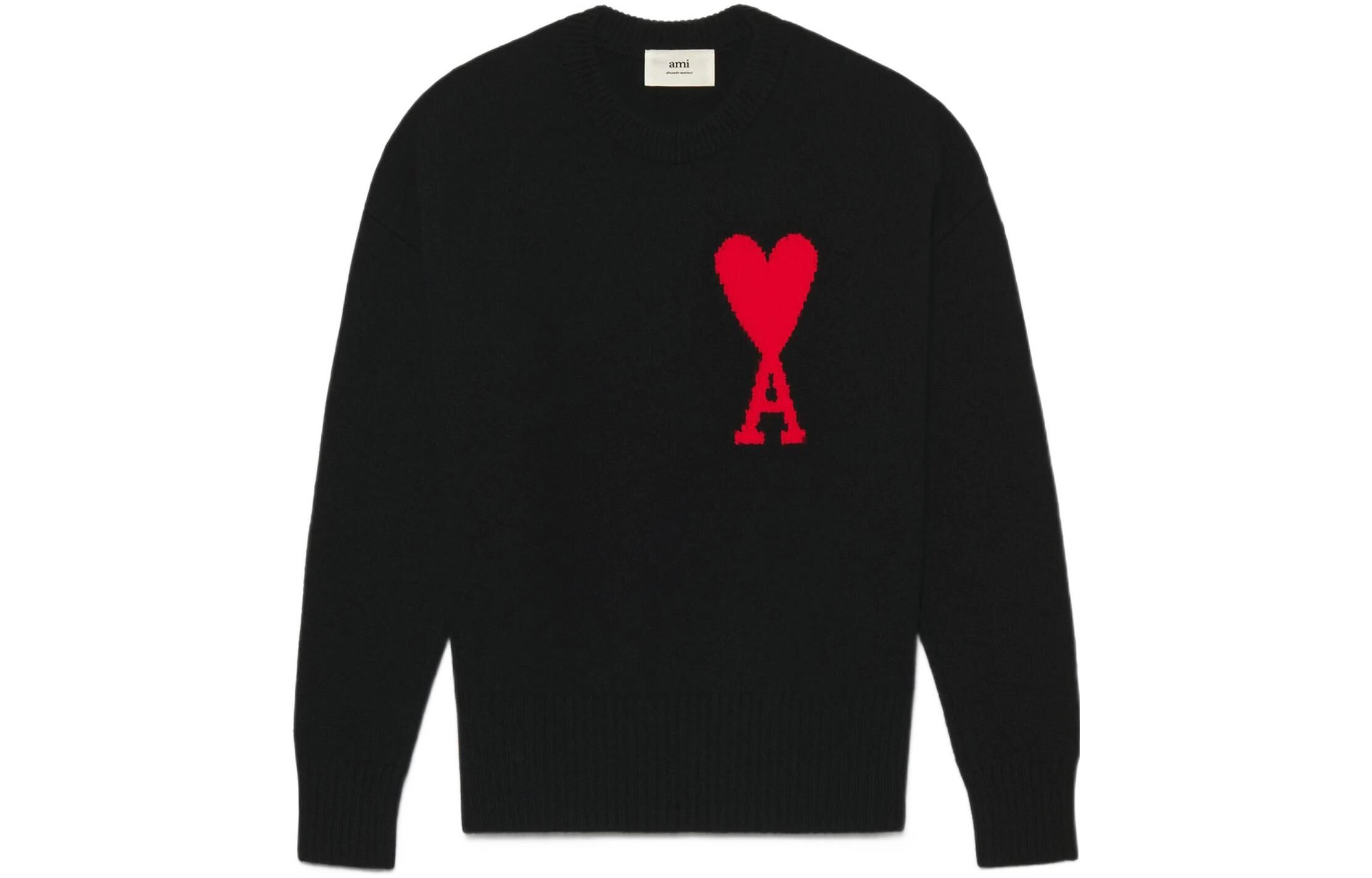 【代購】AMIPARIS SS22 Sweater Unisex Black UKS002018-009