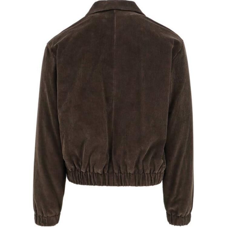 【代購】Ami Paris Logo Detailed Zip Up Corduroy Shirt Jacket HJK037CO0089-221