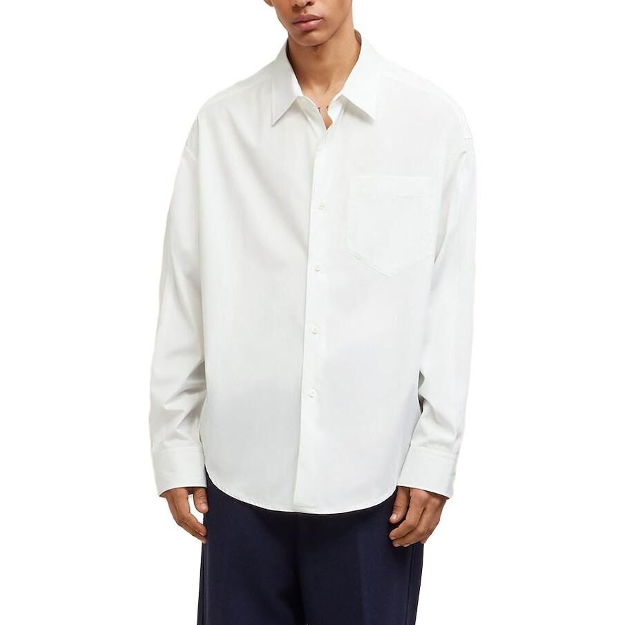 【代購】Amiparis pocket long-sleeve cotton shirt USH116CO0045100